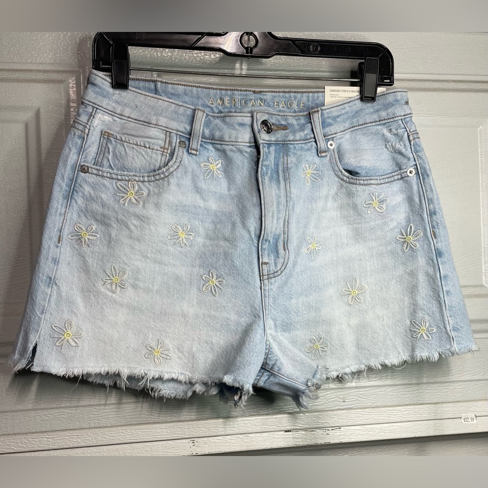 American Eagle Outfitters Light Blue Denim Shorts